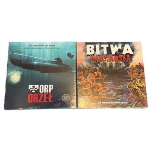 Polish-Language Game Lot ORP Orzeł + Bitwa Warszawska History SEE DISC Sealed
